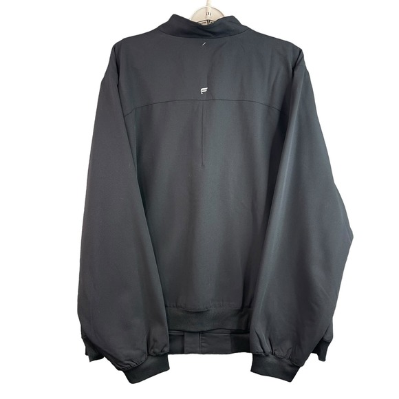 Fabletics Mens Jacket Size 4XL Black Full Zip - Picture 2 of 9
